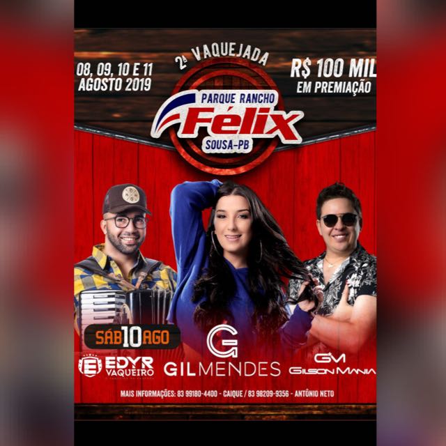 VAI COMEÇAR! Segunda grande vaquejada do Parque Rancho Félix acontece em Sousa neste final de semana. 07082019 vaquajada - VAI COMEÇAR! Segunda grande vaquejada do Parque Rancho Félix acontece em Sousa neste final de semana.