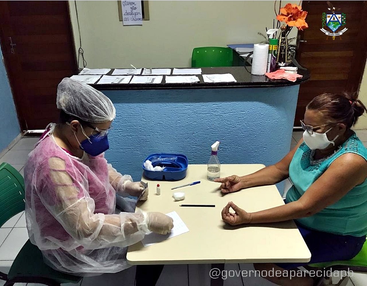 11062020 APARECIDA1 Easy Resize.com - APARECIDA: Secretaria de Saúde dar continuidade aos testes rápido da Covid-19 nos profissionais que estão na linha de frente no combate ao coronavírus