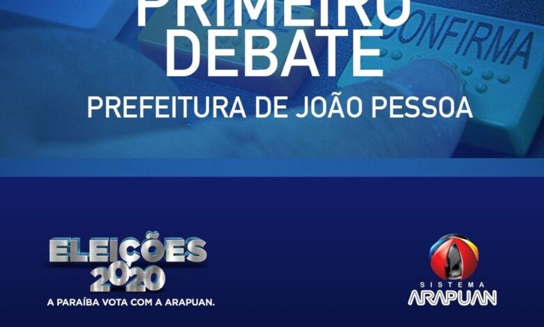 DEBATE 780x470 - AO VIVO: acompanhe em vídeo o debate da TV ARAPUAN com candidatos a prefeito de João Pessoa