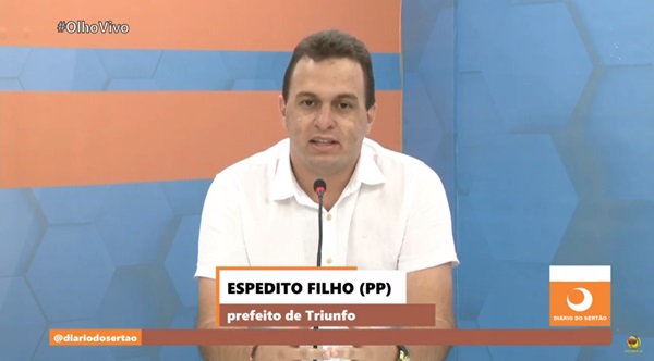 espeditoTV - Em TV sertaneja, Espedito Filho faz um balanço de seus primeiros meses de gestão na prefeitura de Triunfo e anuncia seu candidato a deputado estadual; VEJA.