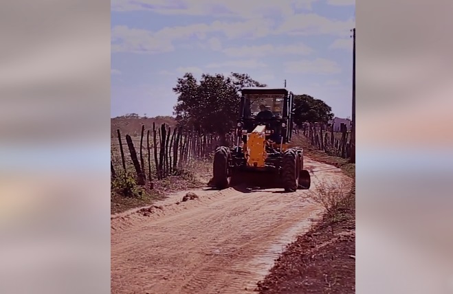 estrada - NO RN: Prefeitura de Major Sales intensifica recuperação em todas as estradas vicinais da zona rural município