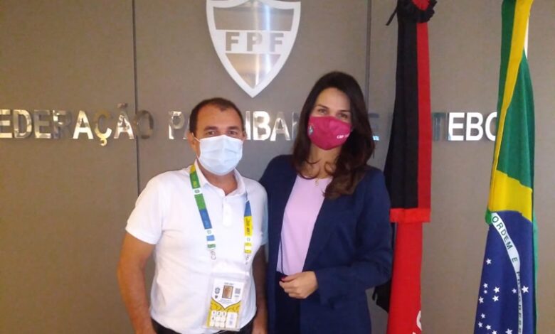 Poço José de Moura : Presidente de Liga Esportiva participa de reunião com presidenta da FPF na capital João Pessoa. PJDM FPF 780x470 - Poço José de Moura : Presidente de Liga Esportiva participa de reunião com presidenta da FPF na capital João Pessoa.