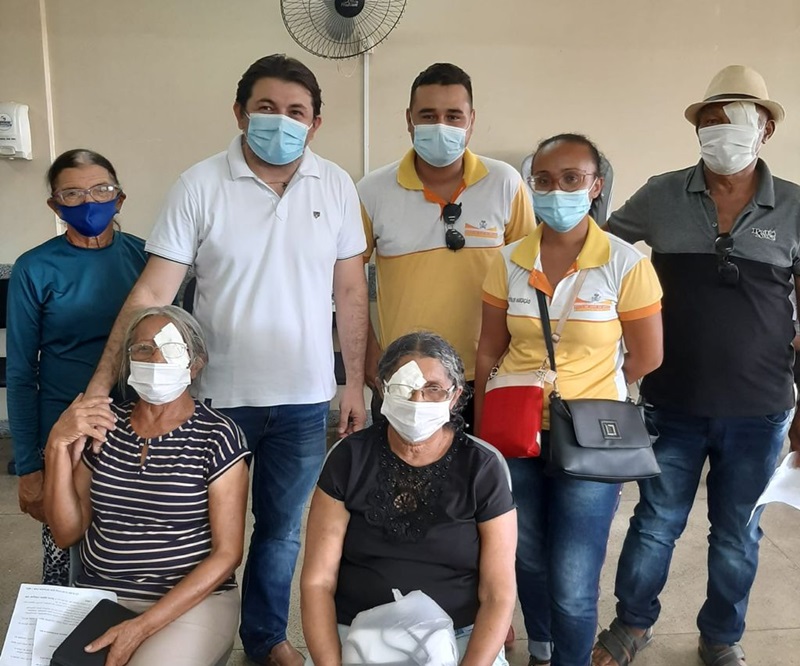 pjm1 - OPERA PARAÍBA: Secretaria de saúde em parceria com Governo do Estado realiza cirurgias de catarata e exames laboratoriais em pacientes do município de Poço José de Moura.