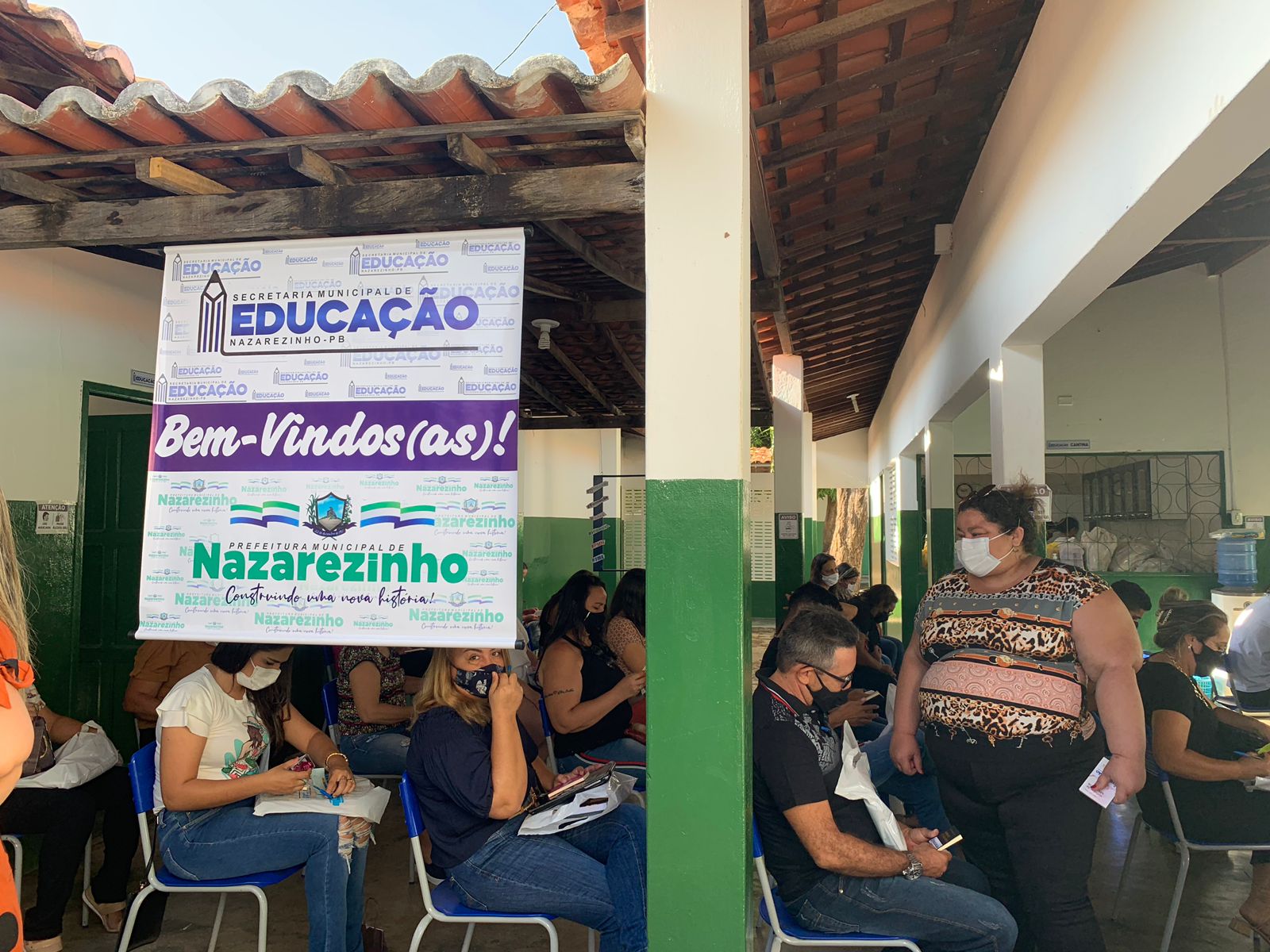 7 - Nazarezinho realiza formação sobre o ensino híbrido e na oportunidade homenageou os professores pelo seu dia.