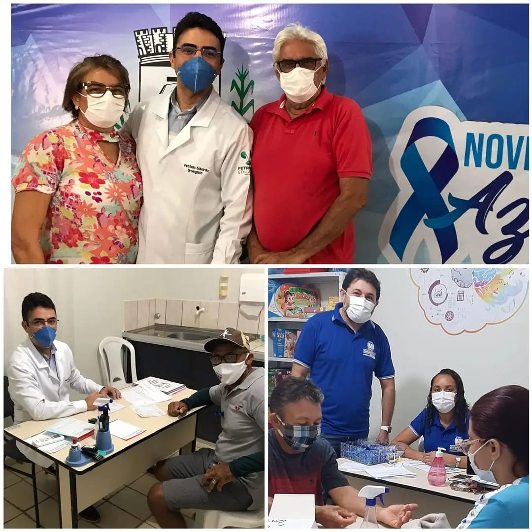 Novembro Azul: Prefeitura de Poço José de Moura realiza ação voltada à saúde do homem. PJM4 - Novembro Azul: Prefeitura de Poço José de Moura realiza ação voltada à saúde do homem.