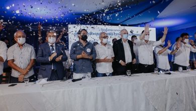 hugo 390x220 - Prefeito e vice de Nazarezinho participam de encontro estadual do Republicanos