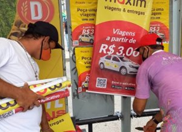 jp propaganda - Prefeitura de João Pessoa notifica e multa empresa de transporte por aplicativo por publicidade irregular e poluição visual