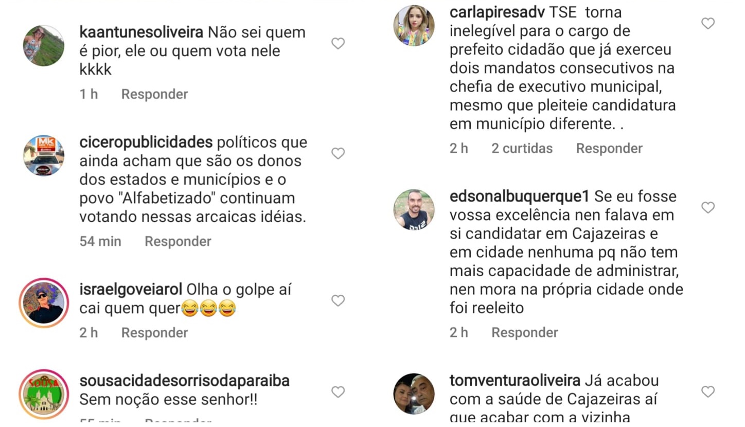 print - PEGOU MAL: Em meio ao caos na saúde, José Aldemir coloca Cajazeiras em segundo plano e se lança a prefeito de São João do Rio do Peixe