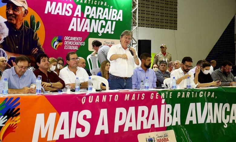 João Azevêdo retorna ao Sertão para inaugurar novas obras e participar de mais uma plenária do Orçamento Democrático em Pombal joaopombal 780x470 - João Azevêdo retorna ao Sertão para inaugurar novas obras e participar de mais uma plenária do Orçamento Democrático em Pombal