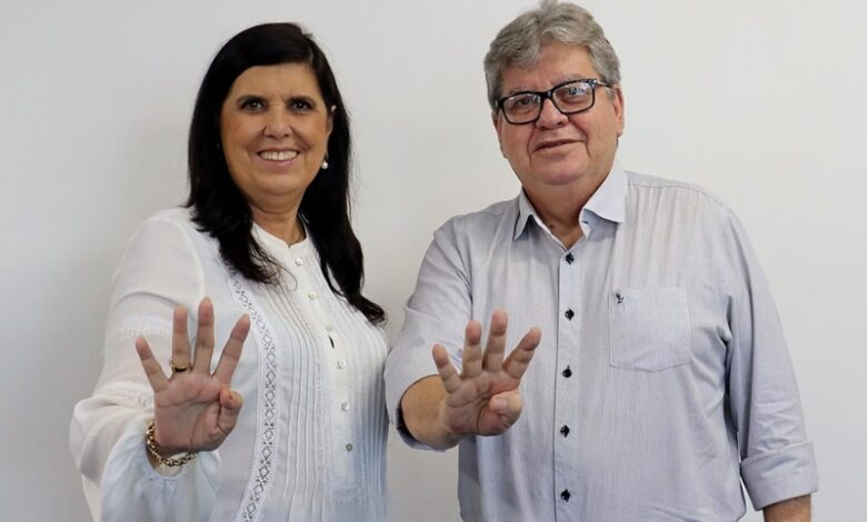 Sem forças, vice-governadora da ‘‘ré’’ e declara apoio à reeleição de João Azevêdo ligia e joao 780x470 - Sem forças, vice-governadora da ‘‘ré’’ e declara apoio à reeleição de João Azevêdo