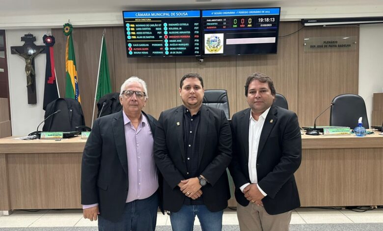 Em Sousa : Presidente da Câmara Novinho de Carlão empossa os vereadores Jucélio Marques e Odair José vereadores 780x470 - Em Sousa : Presidente da Câmara Novinho de Carlão empossa os vereadores Jucélio Marques e Odair José