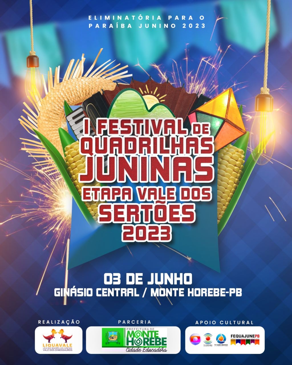 Monte Horebe sediará pela primeira vez etapa eliminatória do concurso estadual de quadrilhas juninas MH - Monte Horebe sediará pela primeira vez etapa eliminatória do concurso estadual de quadrilhas juninas