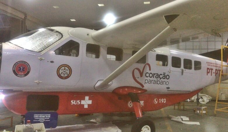 aviao 780x451 - Governo da Paraíba adquire mais uma aeronave e 61 ambulâncias para transporte de pacientes