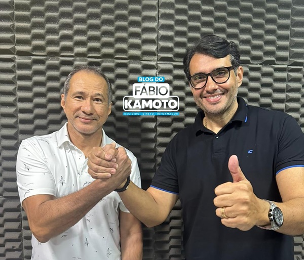 1 1 - André Gadelha e Dr. Gilberto prestam entrevista juntos e grupo de oposição mantém unido na cidade de Sousa.