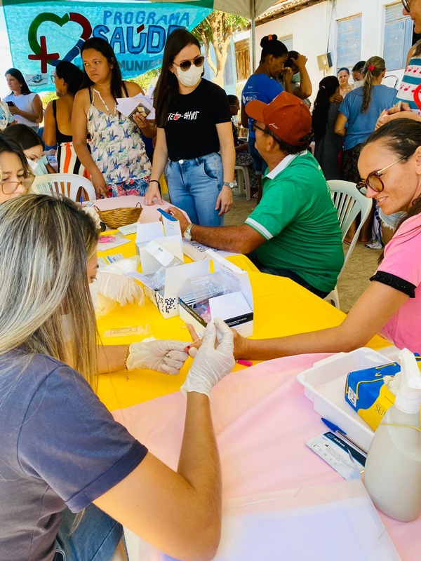 2n - Prefeitura de Nazarezinho realiza ações do programa ‘‘Saúde na Comunidade’’ com vários atendimentos.