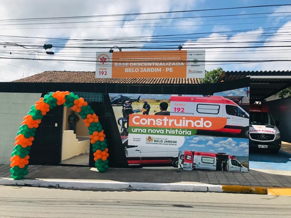 Gestão Gilvandro Estrela entrega nova estrutura da base do Samu em Belo Jardim SAMUBJ - Gestão Gilvandro Estrela entrega nova estrutura da base do Samu em Belo Jardim
