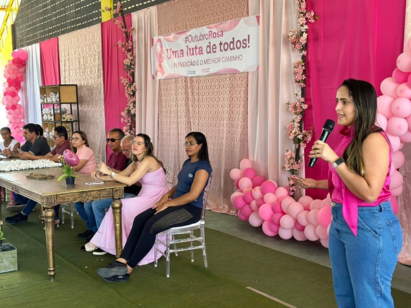 Em São Domingos : Secretaria de Saúde realiza evento especial em alusão ao Outubro Rosa 3sd - Em São Domingos : Secretaria de Saúde realiza evento especial em alusão ao Outubro Rosa