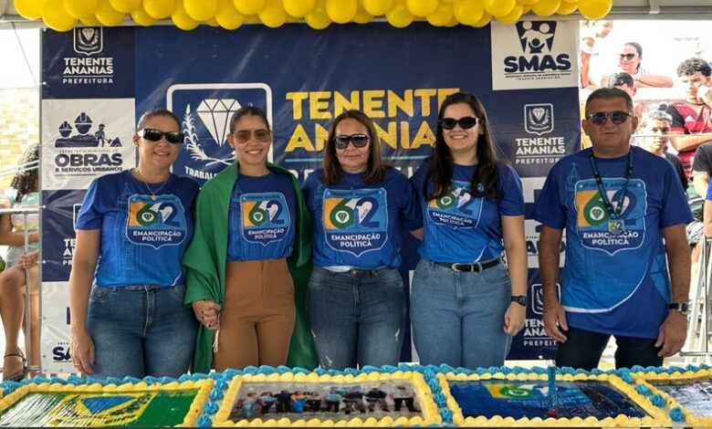 1tenente 780x470 - Tenente Ananias comemorou 62 anos de emancipação política durante uma semana inteira de programação