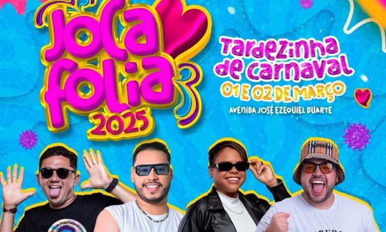 JOCA 780x470 - Joca Folia 2025: Prefeitura de Joca Claudino divulga programação oficial do Carnaval