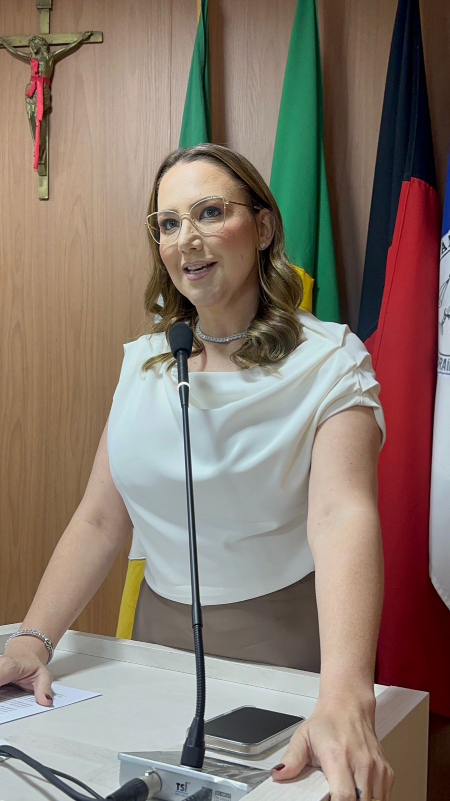 denise3 - Prefeita Denise Bayma participa da sessão solene de abertura do 1º período legislativo em Bom Jesus