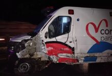 AMBULANCIA 220x150 - Acidente na BR-230 em Patos deixa feridos e causa danos em ambulância do Hospital Regional de Sousa