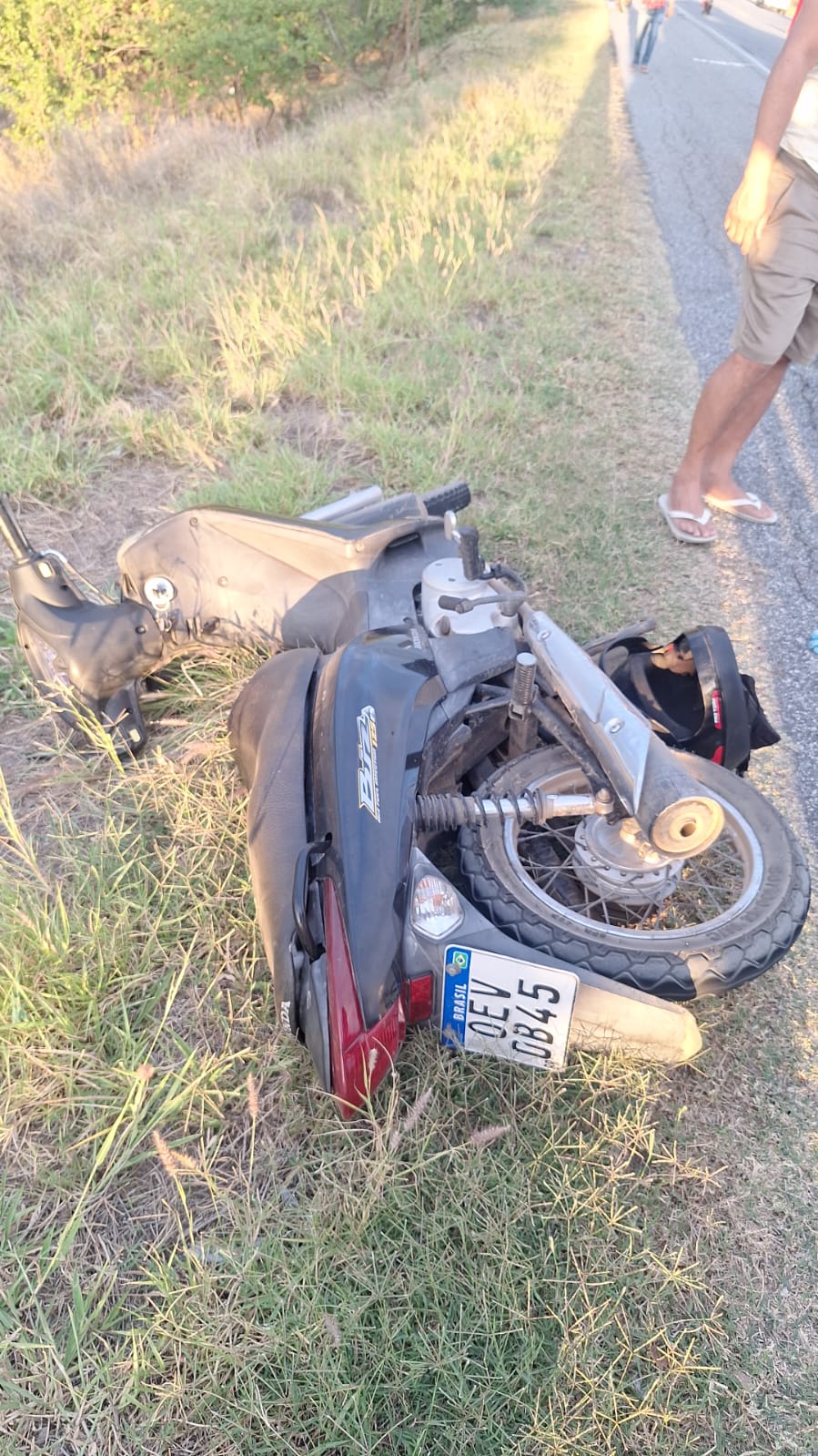 Grave acidente na BR-230 deixa vítima fatal entre Sousa e Aparecida moto - Grave acidente na BR-230 deixa vítima fatal entre Sousa e Aparecida