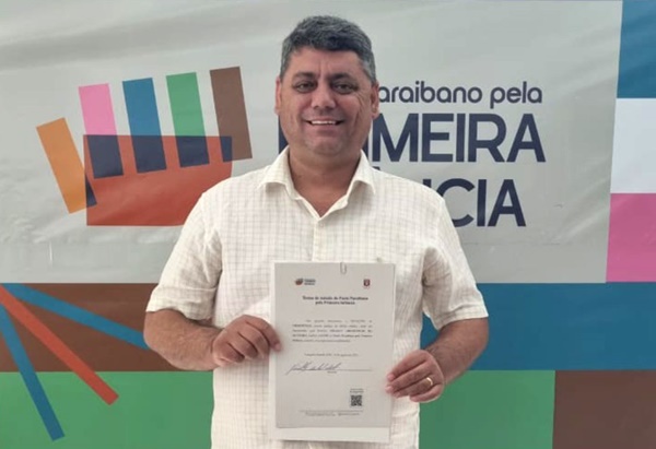 Prefeito de Vieirópolis adere ao Pacto Paraibano pela Primeira Infância em cerimônia na cidade de Campina Grande thially - Prefeito de Vieirópolis adere ao Pacto Paraibano pela Primeira Infância em cerimônia na cidade de Campina Grande