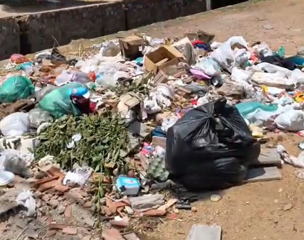 Moradores do Bairro Frei Damião denunciam acúmulo de lixo e falta de coleta em Sousa lixo 594x470 - Moradores do Bairro Frei Damião denunciam acúmulo de lixo e falta de coleta em Sousa