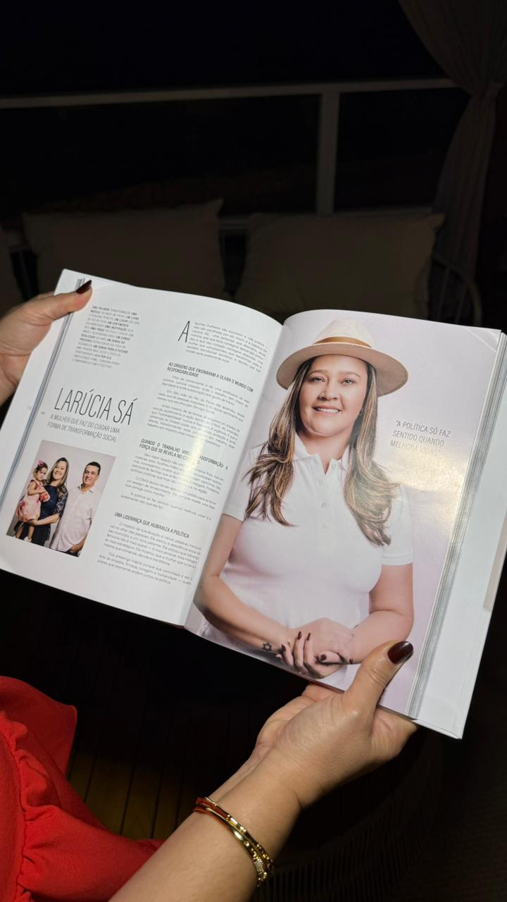 Em João Pessoa: Larúcia Sá é homenageada em revista que destaca mulheres inspiradoras da Paraíba l12 - Em João Pessoa: Larúcia Sá é homenageada em revista que destaca mulheres inspiradoras da Paraíba