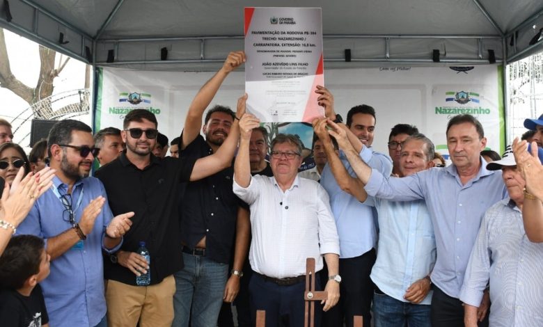 Em Nazarezinho, João Azevêdo inaugura ao lado do prefeito Marcelo Vale adutora e estrada; investimentos superam R$ 50 milhões naza 780x470 - Em Nazarezinho, João Azevêdo inaugura ao lado do prefeito Marcelo Vale adutora e estrada; investimentos superam R$ 50 milhões