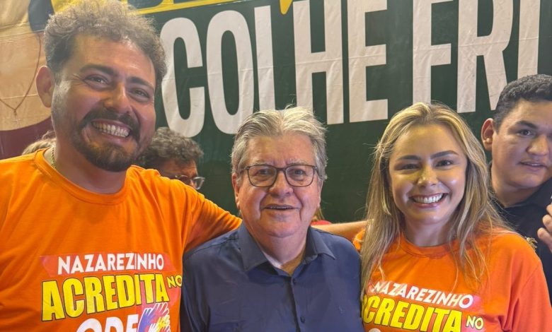 Governador João Azevedo visita Nazarezinho para entrega de pavimentação da PB-384 e nova adutora na próxima segunda (08) nazamarcelo 780x470 - Governador João Azevedo visita Nazarezinho para entrega de pavimentação da PB-384 e nova adutora na próxima segunda (08)