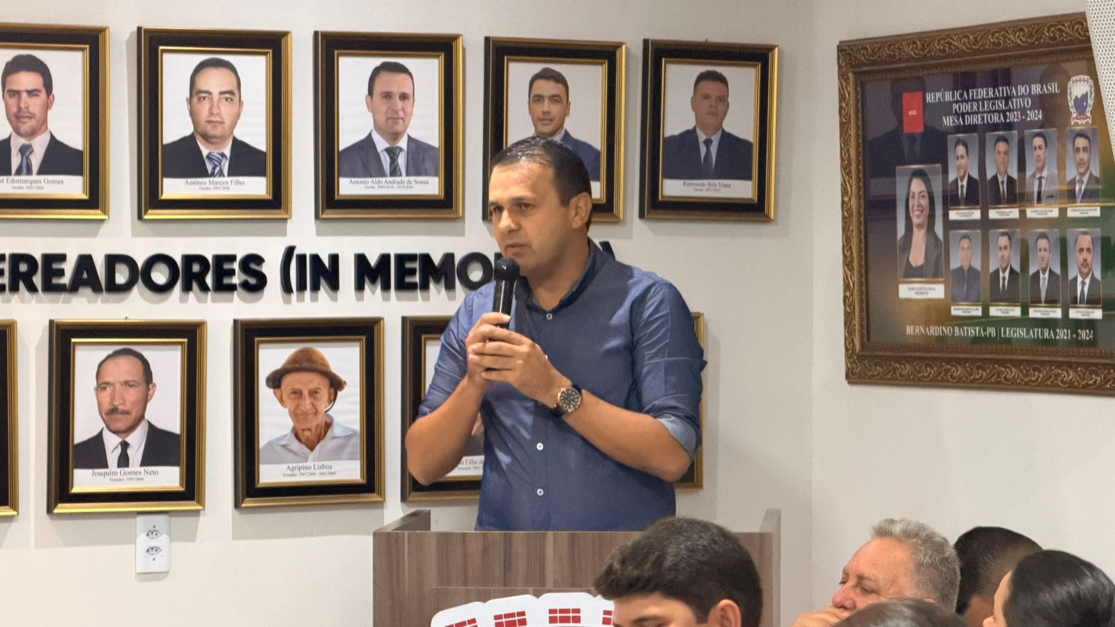 Idiamim Bernardino toma posse como novo presidente da Câmara Municipal de Bernardino Batista 03bb - Idiamim Bernardino toma posse como novo presidente da Câmara Municipal de Bernardino Batista