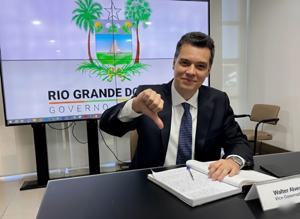 Vice Walter Alves comunica que não vai assumir governo do RN em caso de renúncia de Fátima Bezerra vicern - Vice Walter Alves comunica que não vai assumir governo do RN em caso de renúncia de Fátima Bezerra