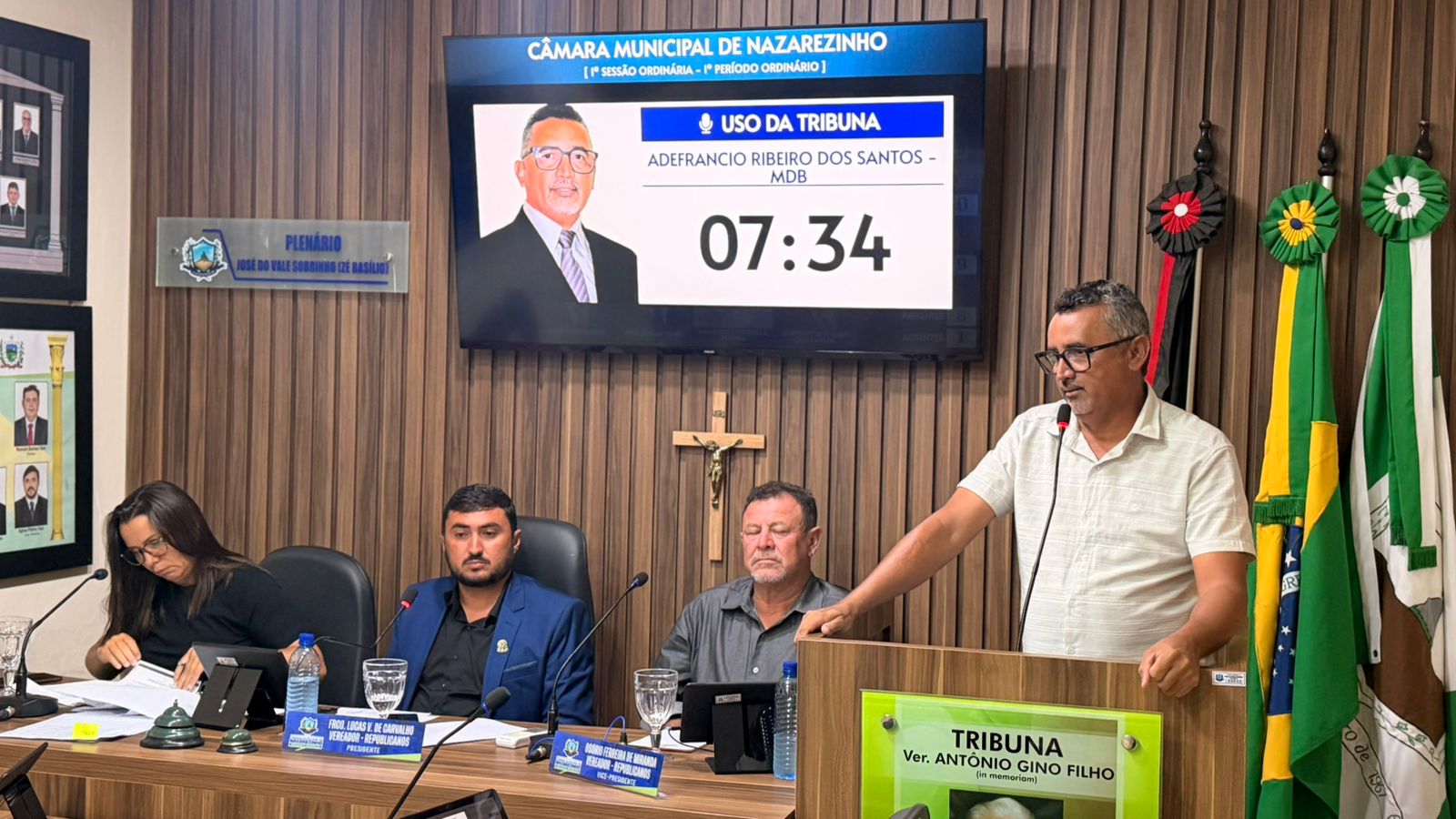 Câmara de Nazarezinho aprova projetos importantes na primeira sessão ordinária após o Carnaval 05CNZ - Câmara de Nazarezinho aprova projetos importantes na primeira sessão ordinária após o Carnaval