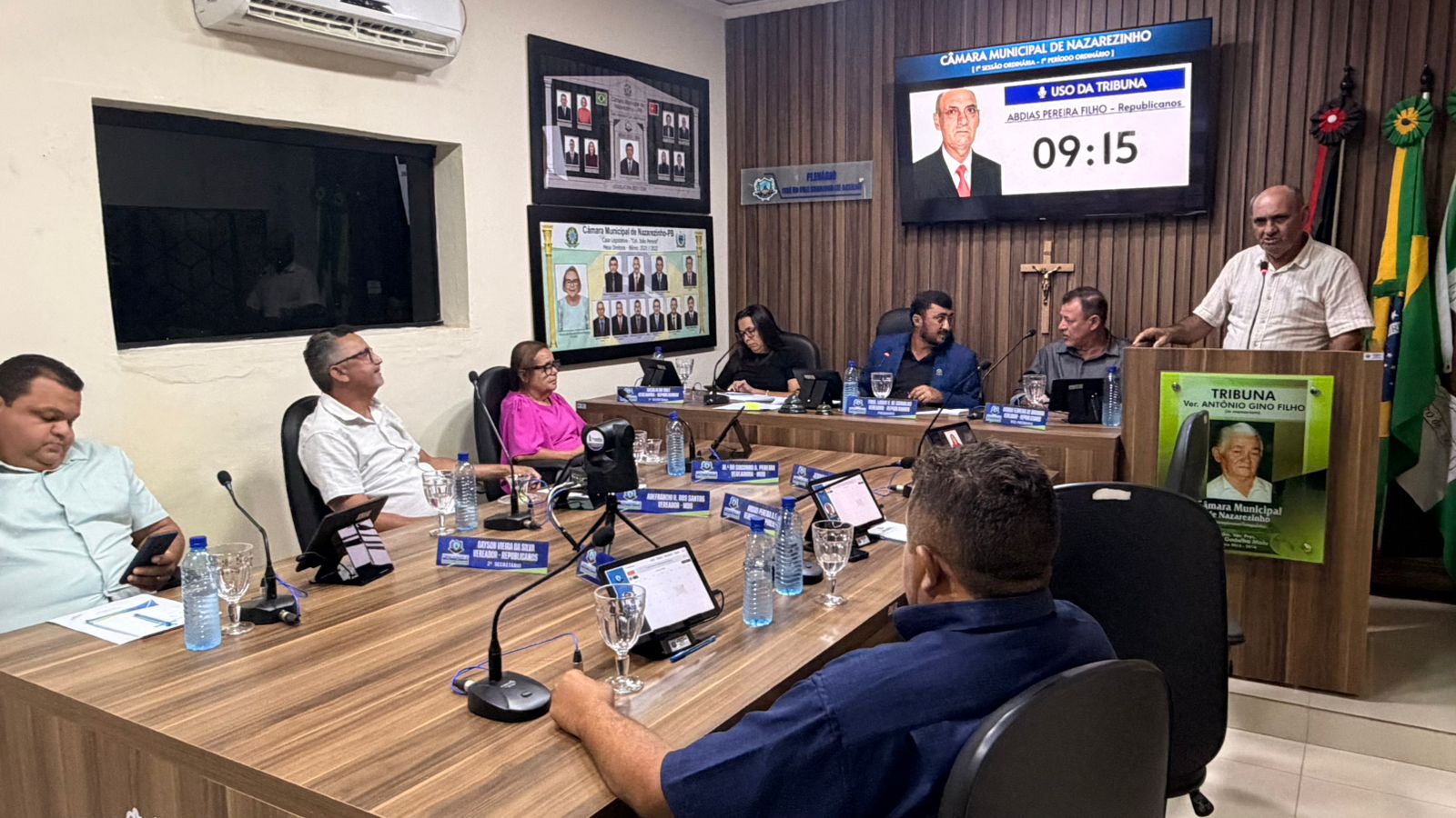 Câmara de Nazarezinho aprova projetos importantes na primeira sessão ordinária após o Carnaval 07CNZ - Câmara de Nazarezinho aprova projetos importantes na primeira sessão ordinária após o Carnaval