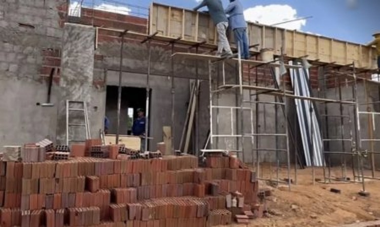 Posto Âncora de Saúde da Vila Egídio avança e obra já se aproxima de 70% de conclusão em Bernardino Batista obrabb - Posto Âncora de Saúde da Vila Egídio avança e obra já se aproxima de 70% de conclusão em Bernardino Batista