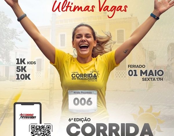 Corrida do Trabalhador acontece nesta sexta(01), em Patos, com apoio da Prefeitura corrida 600x470 - Corrida do Trabalhador acontece nesta sexta(01), em Patos, com apoio da Prefeitura
