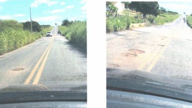 Prefeito de Nazarezinho, Marcelo Vale comemora junto ao deputado Gilbertinho recuperação da PB-384 e destaca parceria com o Governo da Paraíba estrada 390x220 - Prefeito de Nazarezinho, Marcelo Vale comemora junto ao deputado Gilbertinho recuperação da PB-384 e destaca parceria com o Governo da Paraíba